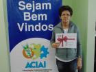 Ganhadora Geralda H. Cardoso - (Preencheu o cupom na loja Moveis Vergenhassi) e retirou o prêmio na loja Calçados São Jo