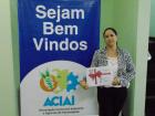 Ganhadora Lucia Regina de O. Silva - (preenceu o cupom na loja Aconchego) e retirou o prêmio na loja Deffinity