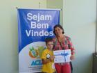Rosana Longato (preencheu o cupom na  Farmavip Centro) e retirou o prêmio no Móveis Vergenhassi