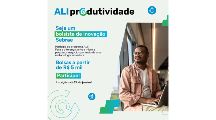 Notícia: SEBRAE: Bolsas Aliprodutividade