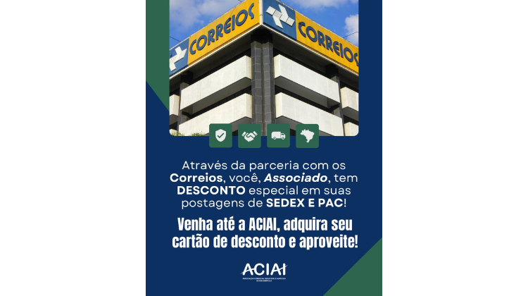 Notícia: Você que é associado Aciai agora tem mais um benefício exclusivo! 
