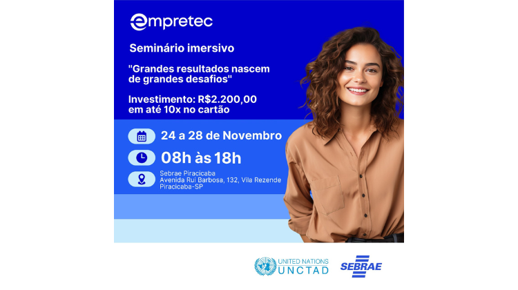 Notícia: ÚLTIMA TURMA DO ANO!  Essa é a sua última chance em 2025 de participar do seminário que separa quem SONHA de quem FAZ!  