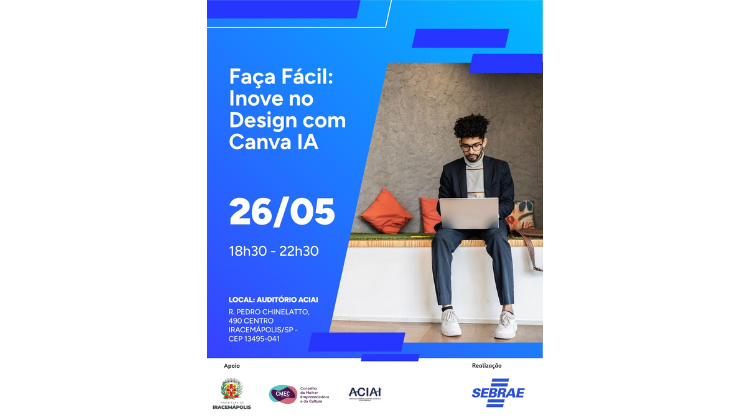 Notícia: Oficina Canva com Inteligência Artificial para Negócios